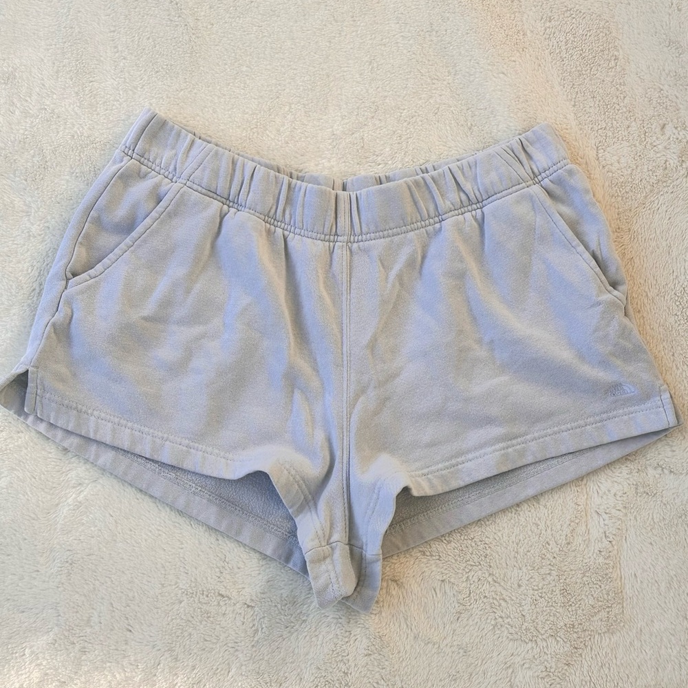 The North Face women’s half dome tin grey jersey shorty shorts - size L